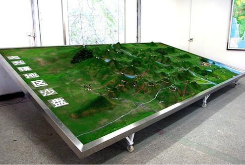 兰州地形地貌沙盘制作模型